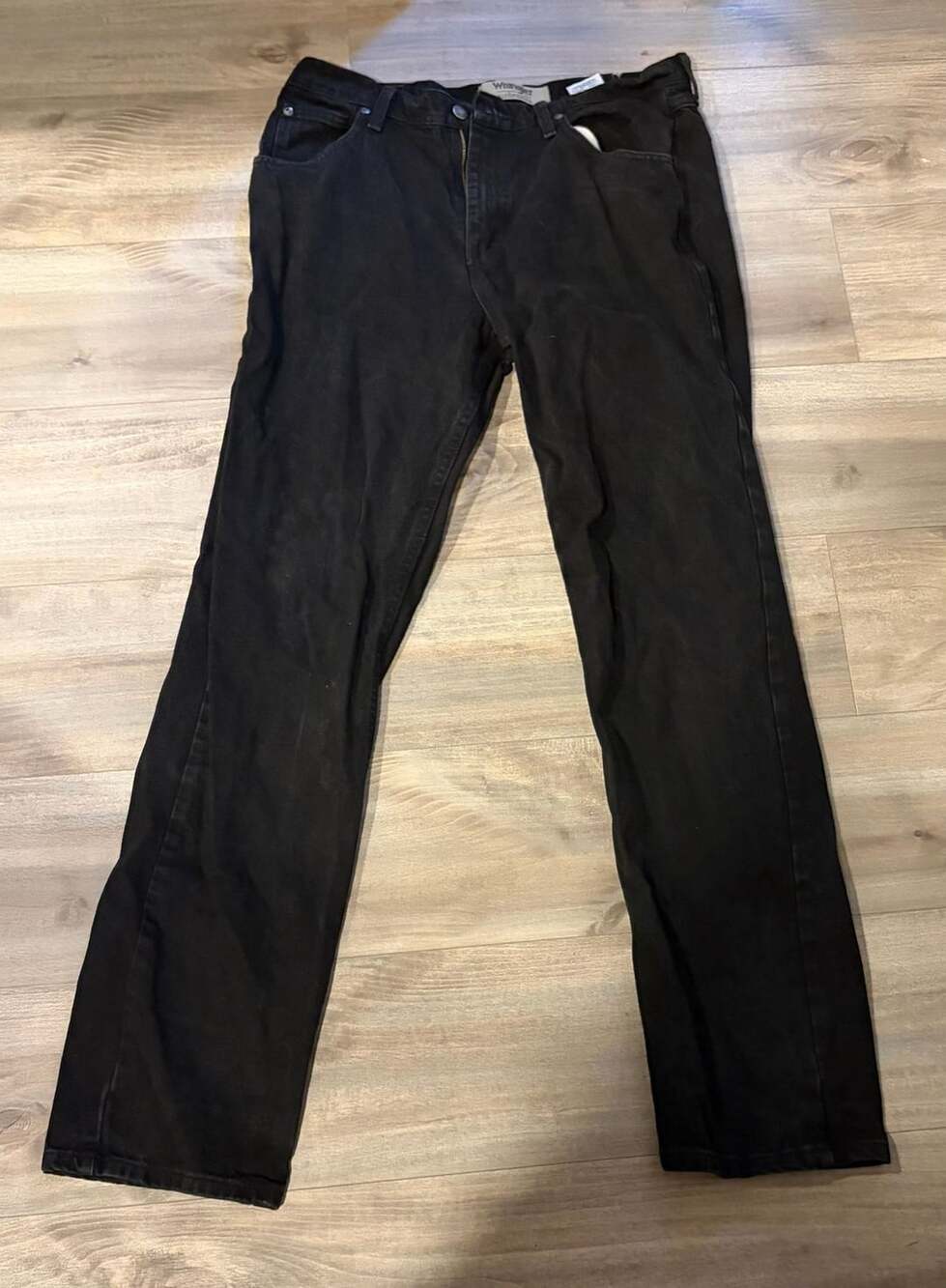 New With Tag Black Authentics Wrangler Black Jeans Size 30-29